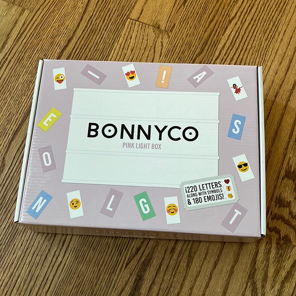 Pink light box